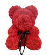 ours en rose éternelle rouge
