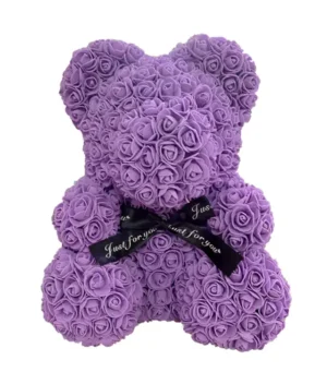 ours en rose éternelle violet